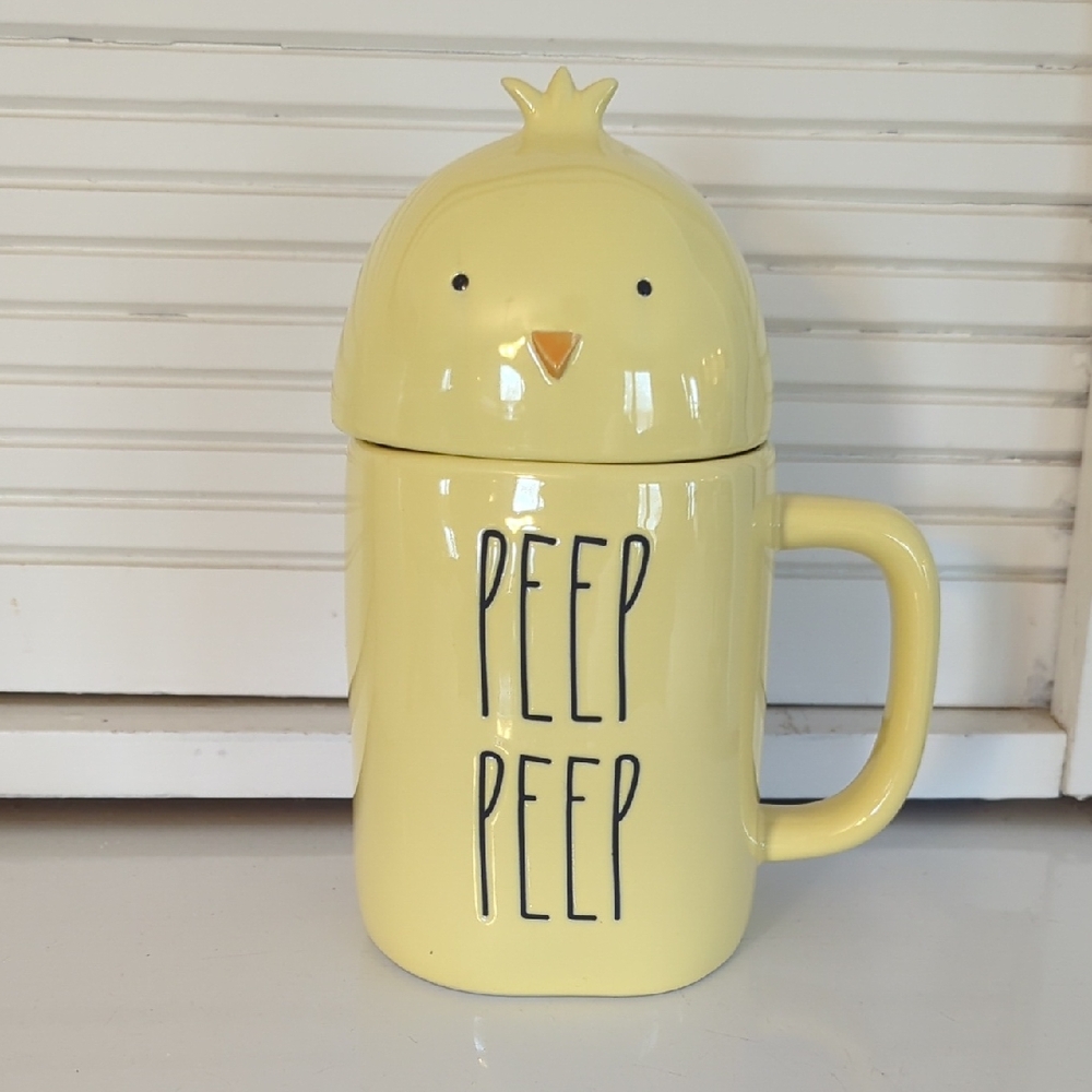Rae Dunn Yellow Easter Chick Peep Mug